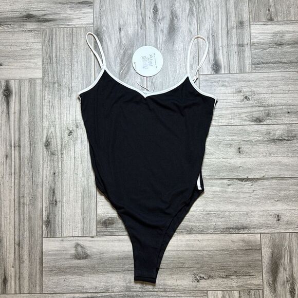 Princess Polly ARABELLAE BODYSUIT BLACK US 12 - Picture 1 of 6